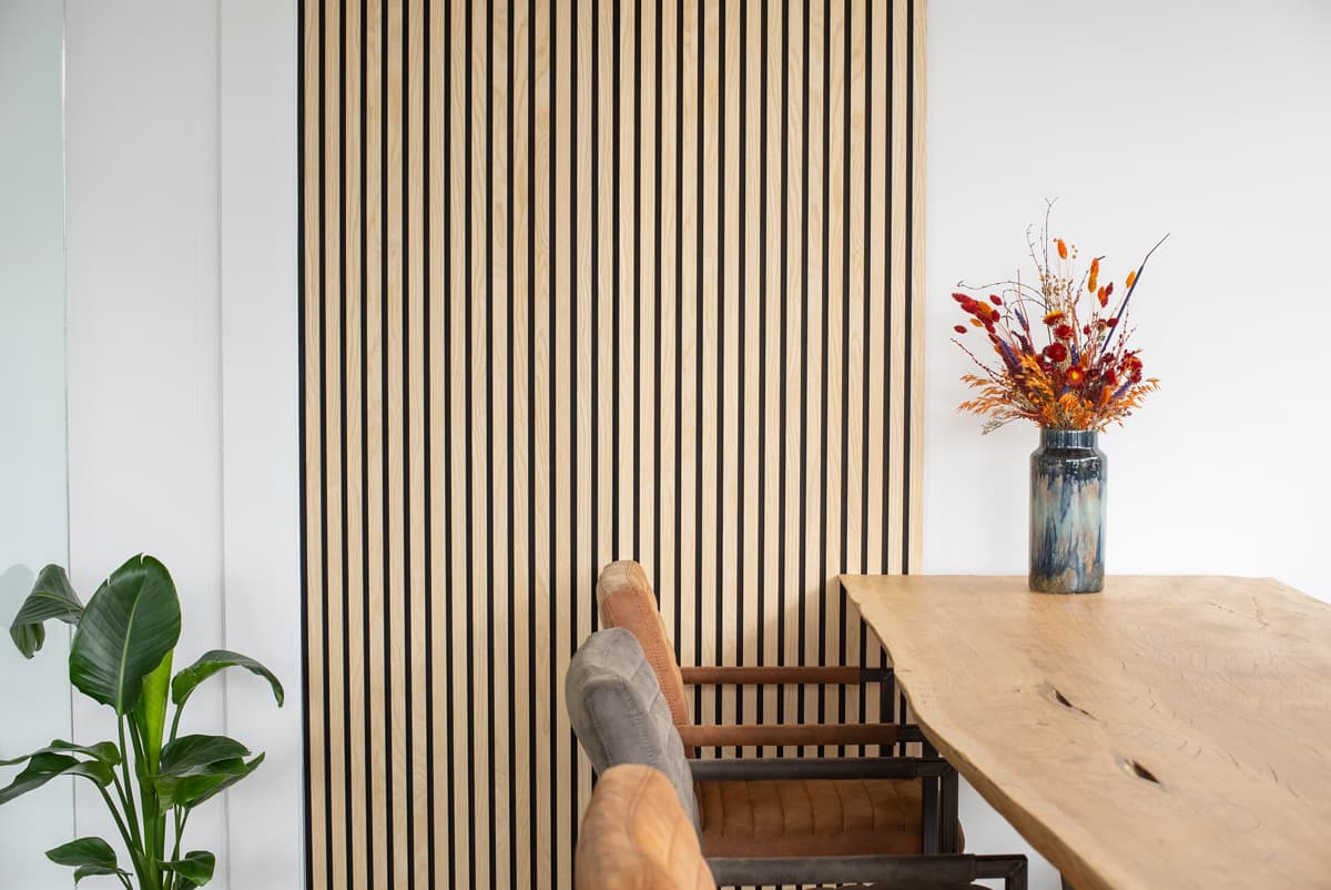 Floer Akupanel XL wandpaneel Licht Essen (300 × 60 cm)