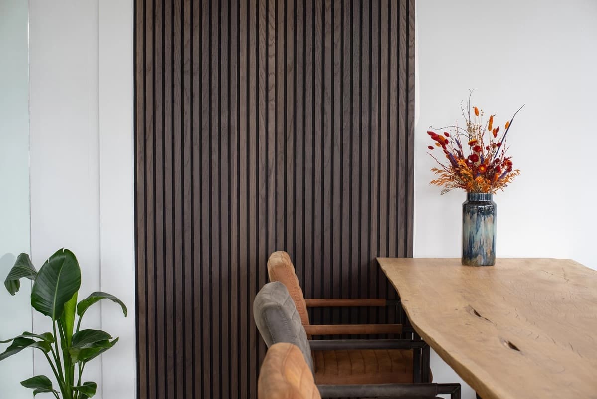 Floer Akupanel XL wandpaneel Mokka Zwart Eiken (300 × 60 cm)