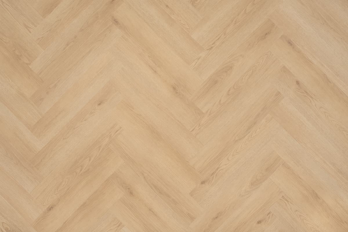Floer Visgraat Click PVC Natuur Eiken